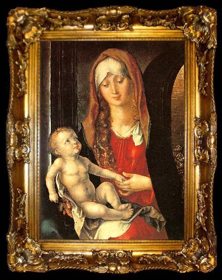 framed  Albrecht Durer Virgin Child before an Archway, ta009-2